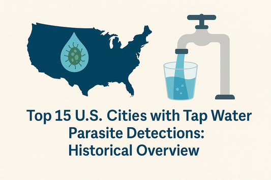 Top 15 U.S. Cities with Tap Water Parasite Detections: Historical Overview