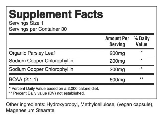 Chlorophyll Capsules